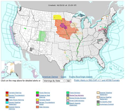 Existing AHPS content and features will be preserved and expanded within NWPS. . Noaa alerts map